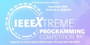 A Brief Introduction to IEEEXtreme and WIE HACK613